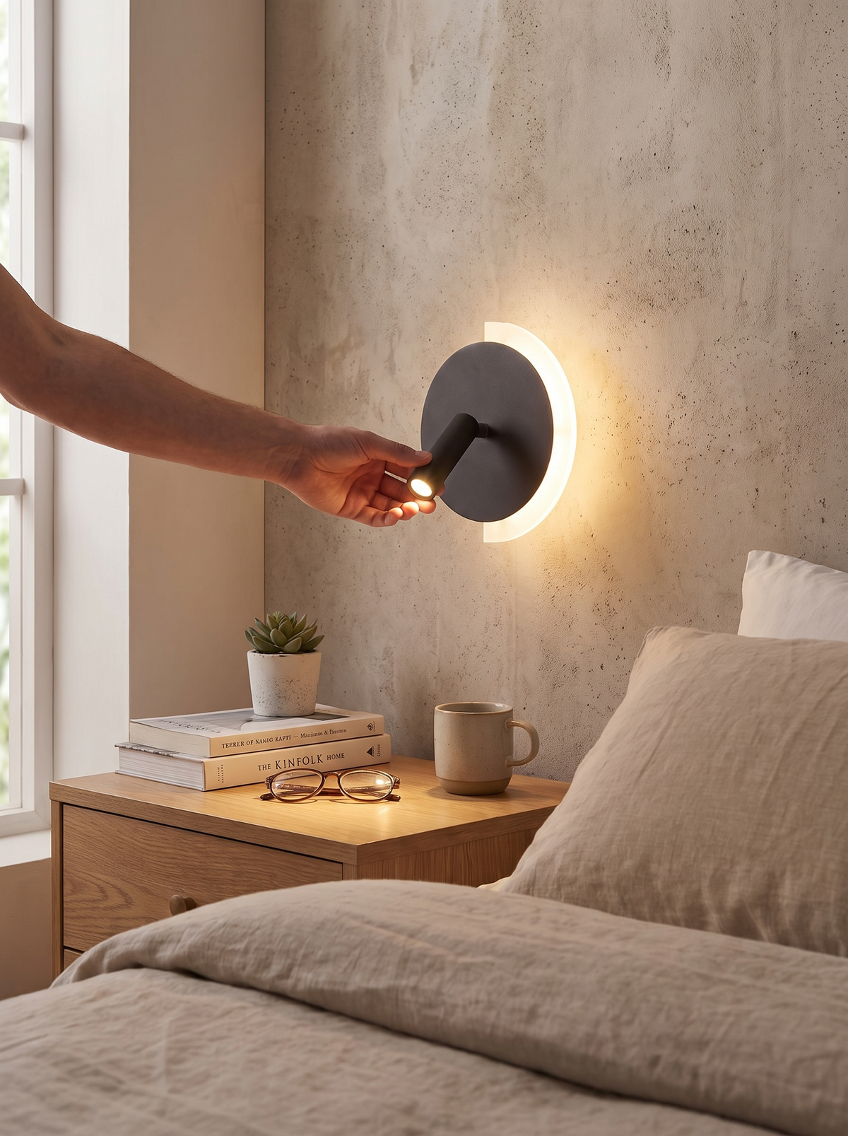 LunaSpot Wall Light compact modern body