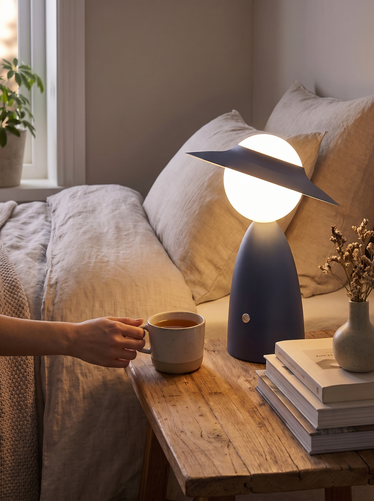 TouchBright Wireless Lamp running cordless