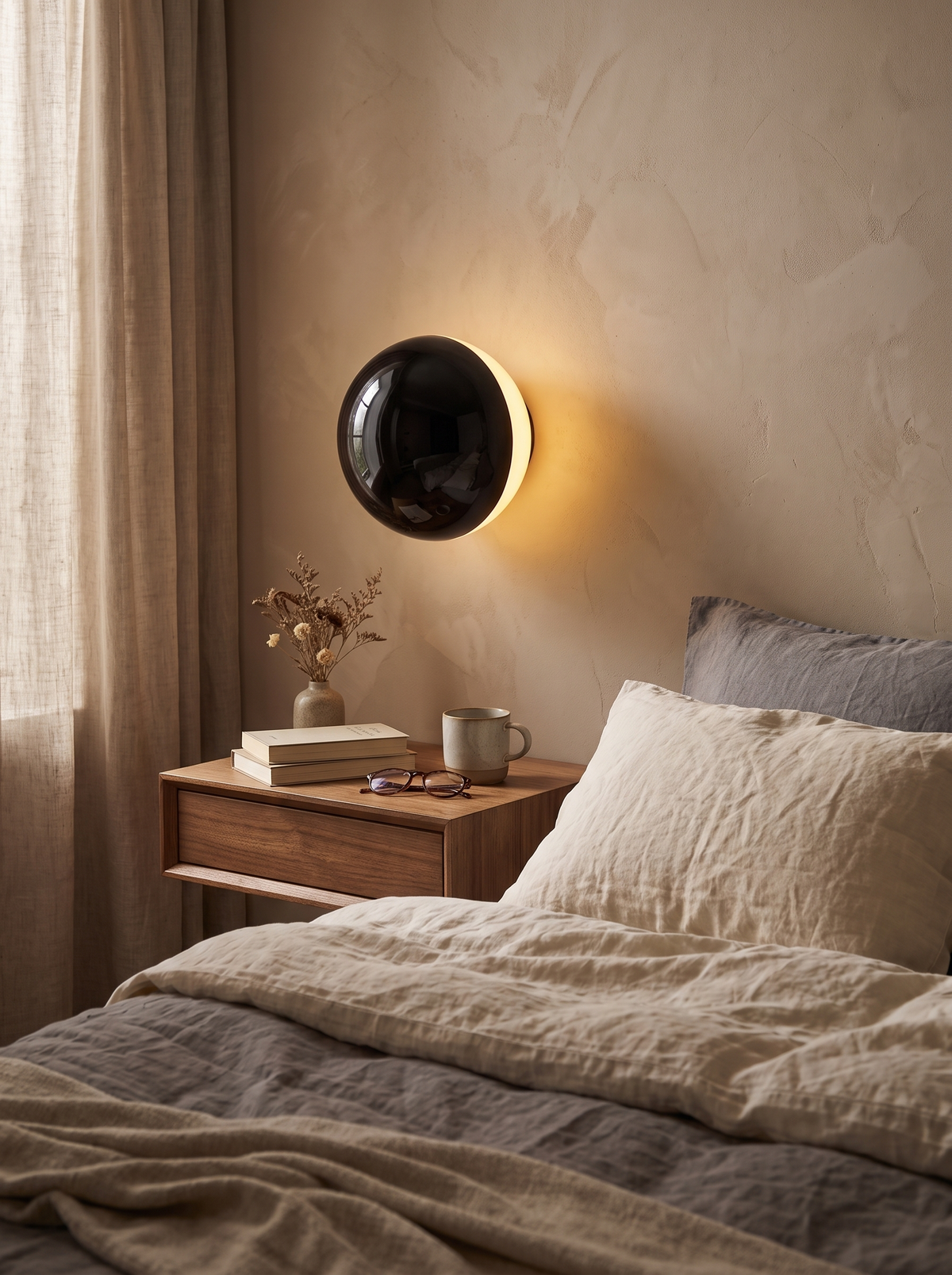Bauhaus Eclipse Wall Lamp as wall art