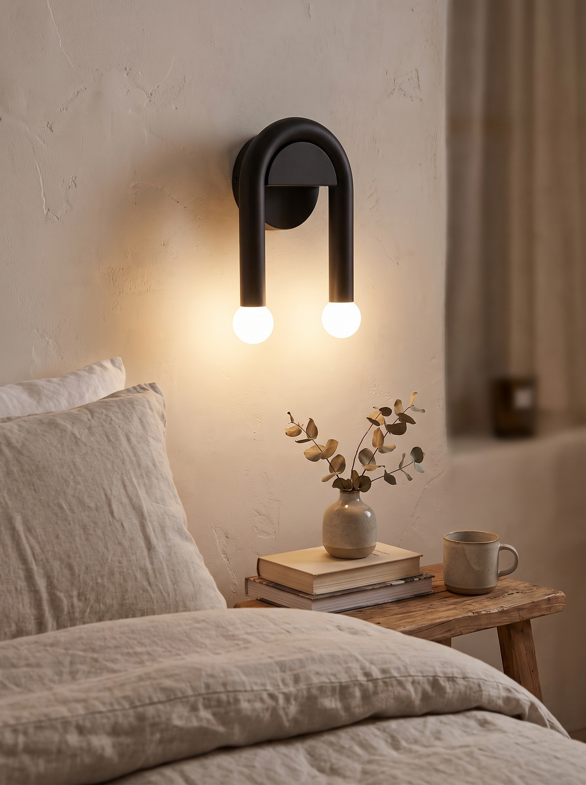 Arcus Modern Wall Light in a quiet room