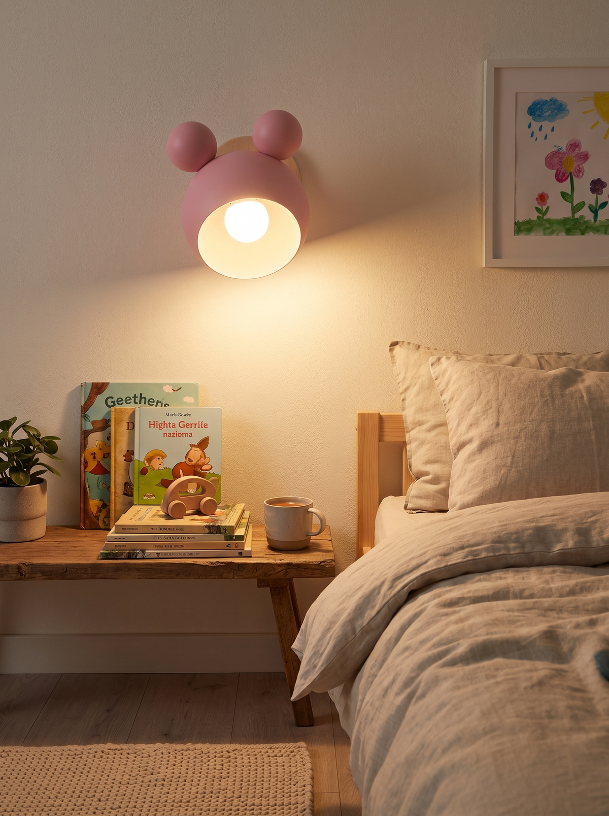 FlashMouse Wall Lamp giving real light