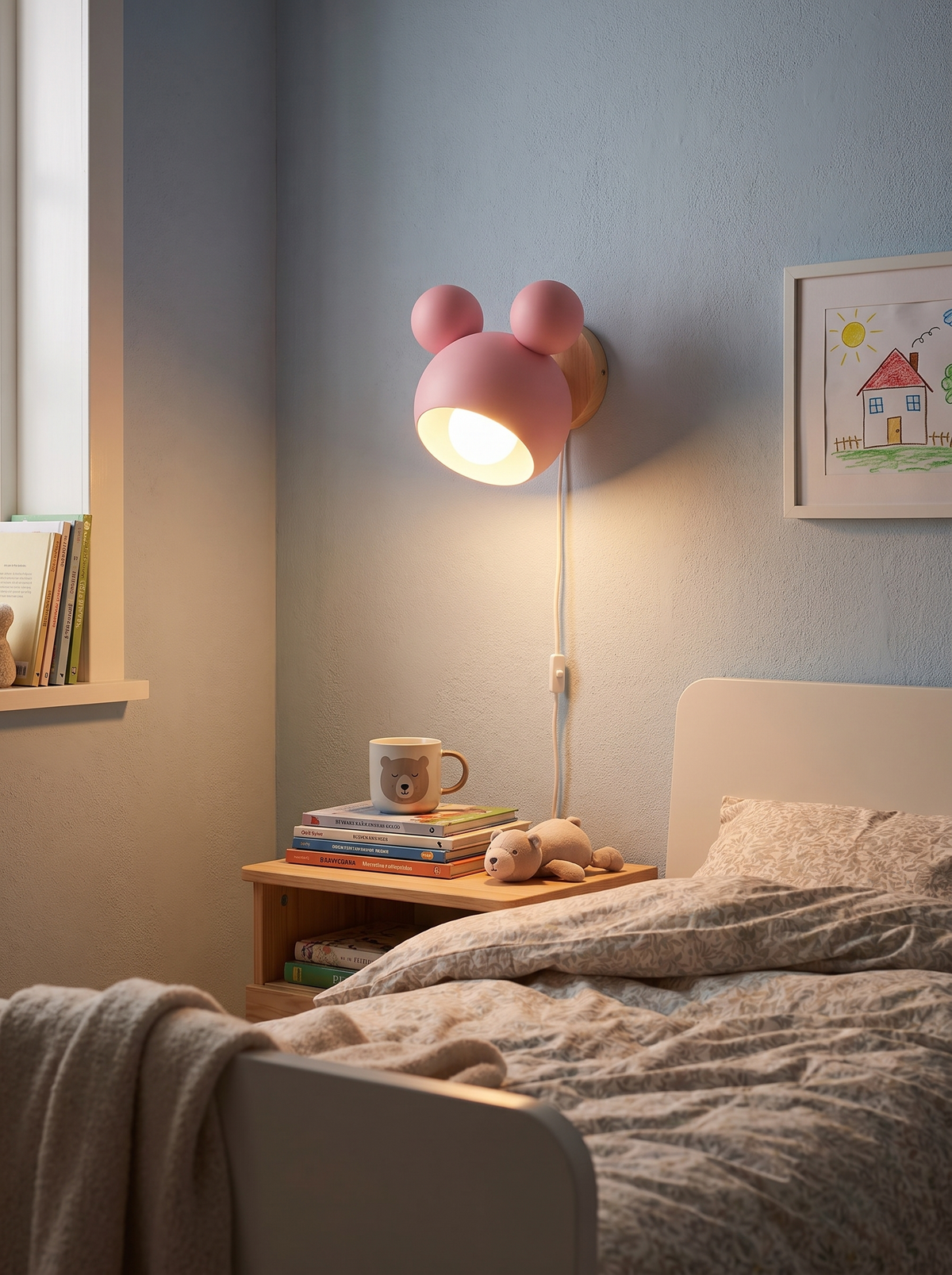 FlashMouse Wall Lamp in a child's room