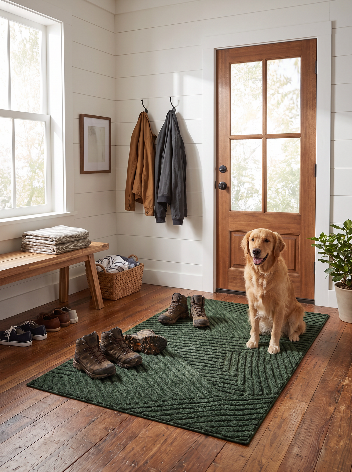 Non Slip Door Mat at a back door entry