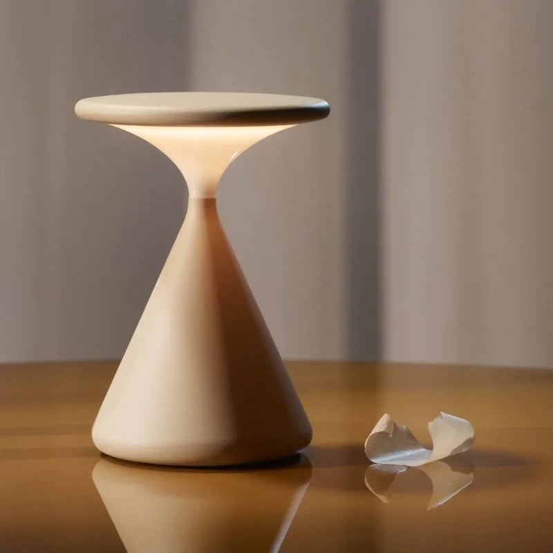Aurora Wireless Table Lamp - Iconic Hourglass Design for Modern Living