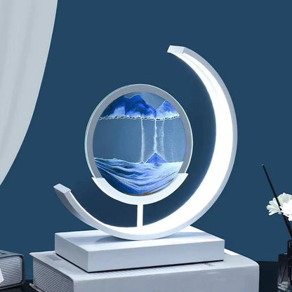 Sandlight Quicksand LED Table Lamp — Ultra-Sleek Desk Light with Ambient Glow