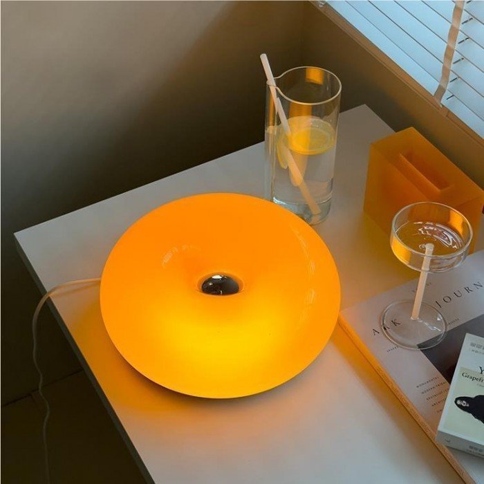 Bauhaus Donut Lamp — Sleek Modern LED Table & Wall Light